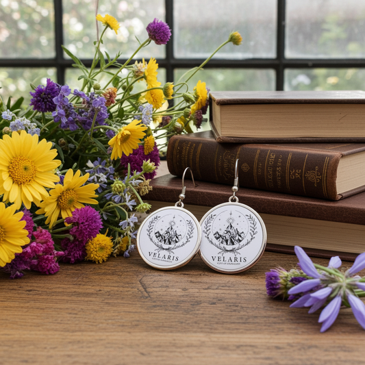 Velaris - Round Drop Earrings